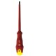 Отвертка диэлектрик CrV сталь SL4*100мм Бибер 85592
