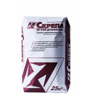 Скрепа конструкционная ремонтная М500 25кг Скрепа конструкционная ремонтная М500 25кг