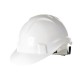 Каска защитная с храповым механизмом белая СИБРТЕХ