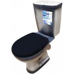 Унитаз-компакт Уют черный  косой выпуск  ROSA