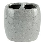 Стакан д/зубных щеток DELPHINIUM коллекция Серый гранит керамика