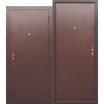 Дверь мет. Прораб (960L) левая Металл/Металл медь 4,5см