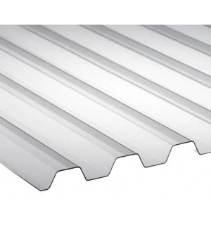 Профнастил из поликарбоната 2000*1,15*0,8мм Прозрачный