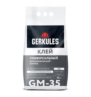 Клей для плитки Геркулес универ.10 кг GM-35