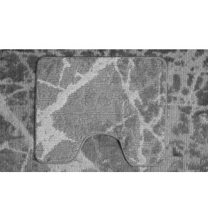 Коврик для ванной 2шт 50*80 см серый COLOR 2014